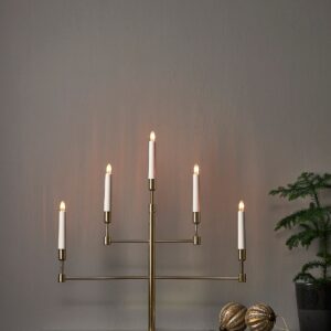 Star Trading – Ljusstake Vide höjd 53 cm – Mässing – Adventsljusstakar – Från Homeroom