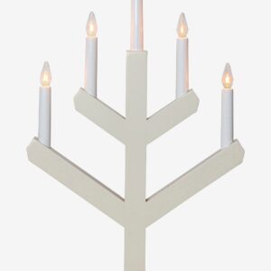 Star Trading – Ljusstake Vinga 50cm – Beige – Adventsljusstakar – Från Homeroom