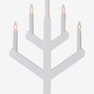 Star Trading – Ljusstake Vinga 50cm – Vit – Adventsljusstakar – Från Homeroom