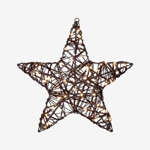 Star Trading – Outdoordecoration Vicke Star 40cm – Brun – Julpynt – Från Homeroom