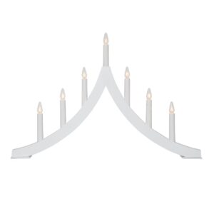 Star Trading – PAGOD elljusstake – Vit – Adventsljusstakar – Från Homeroom