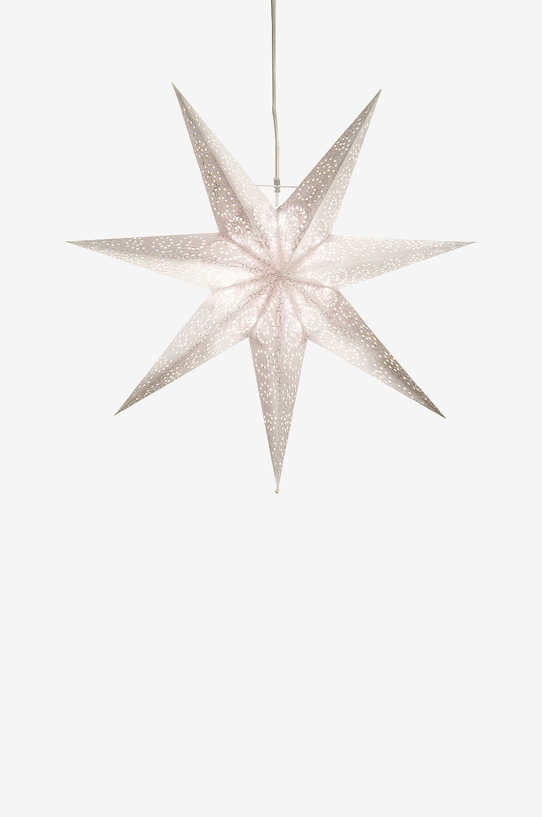 Star Trading - Pappersstjärna Antique - Vit - Adventsstjärnor - Från Homeroom