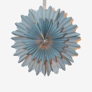 Star Trading – Pappersstjärna Crystal – Blå – Adventsstjärnor – Från Homeroom