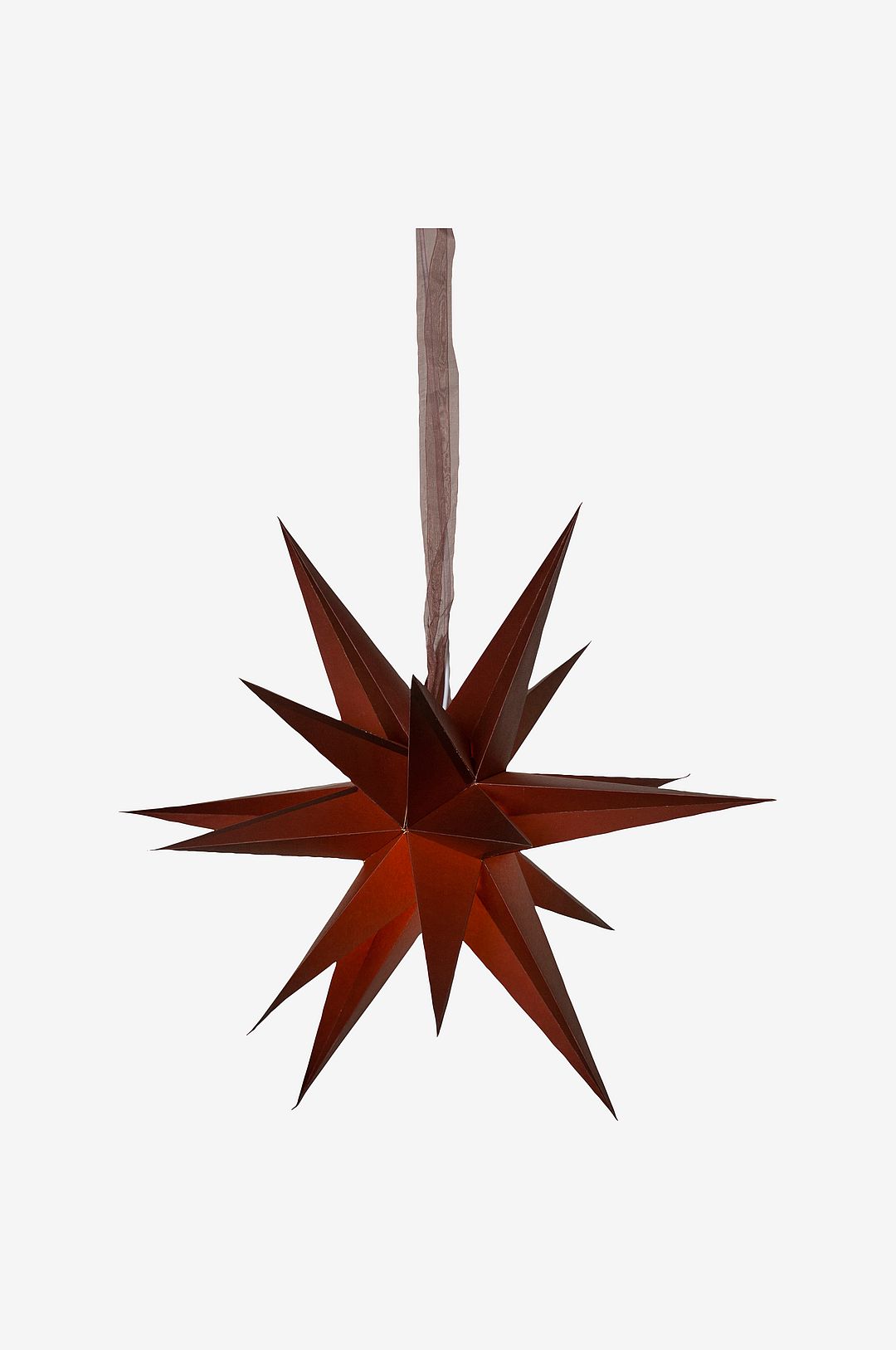 Star Trading - Pappersstjarna December - Brun - Adventsstjärnor - Från Homeroom
