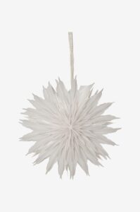 Star Trading – Pappersstjärna Dis 40cm – Vit – Dekorativ julbelysning – Från Homeroom