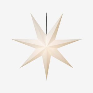 Star Trading – Pappersstjärna Frozen 1,4 m E27 – Vit – Adventsstjärnor – Från Homeroom