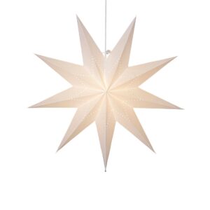 Star Trading – Pappersstjärna Lysa 60cm – Vit – Adventsstjärnor – Från Homeroom