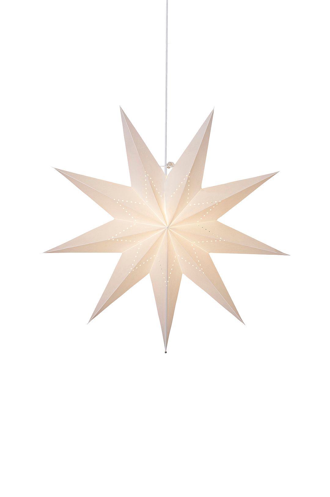 Star Trading - Pappersstjärna Lysa 60cm - Vit - Adventsstjärnor - Från Homeroom
