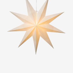 Star Trading – Pappersstjärna Lysa 80cm – Vit – Adventsstjärnor – Från Homeroom