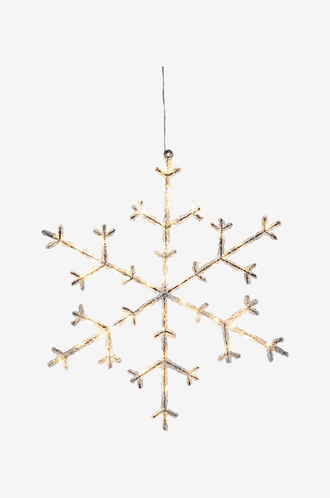 Star Trading - Snöflinga Icy 47cm - Transparent - Dekorativ julbelysning - Från Homeroom