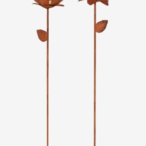 Star Trading – Solcellsdekoration Oxida Blomma 2-p – Brun – Dekorationsbelysning – Från Homeroom