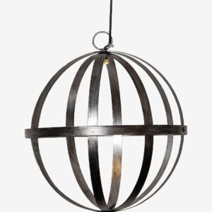 Star Trading – Solcellsglob Astri 25 cm – Silver – Dekorationsbelysning – Från Homeroom