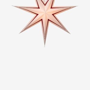 Star Trading – Stjärna Stripe 80cm – Röd – Adventsstjärnor – Från Homeroom