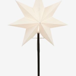 Star Trading – Stjärna på fot Frozen 55cm – Vit – Adventsstjärnor – Från Homeroom
