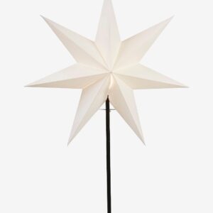 Star Trading – Stjärna på fot Frozen 80cm – Vit – Adventsstjärnor – Från Homeroom