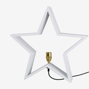 Star Trading – Trästjärna – Vit – Adventsstjärnor – Från Homeroom