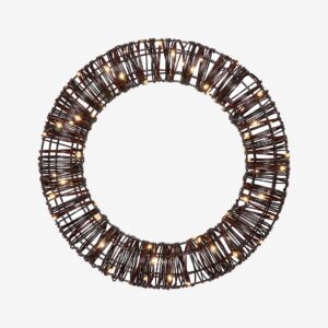 Star Trading – Utomhusdekoration Vicke Krans – Brun – Julpynt – Från Homeroom