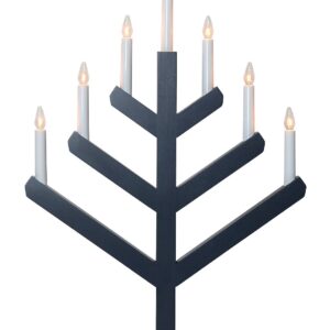 Star Trading – VINGA elljusstake – Grå – Adventsljusstakar – Från Homeroom