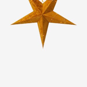 Star Trading – Velvet+slinga – Guld – Adventsstjärnor – Från Homeroom