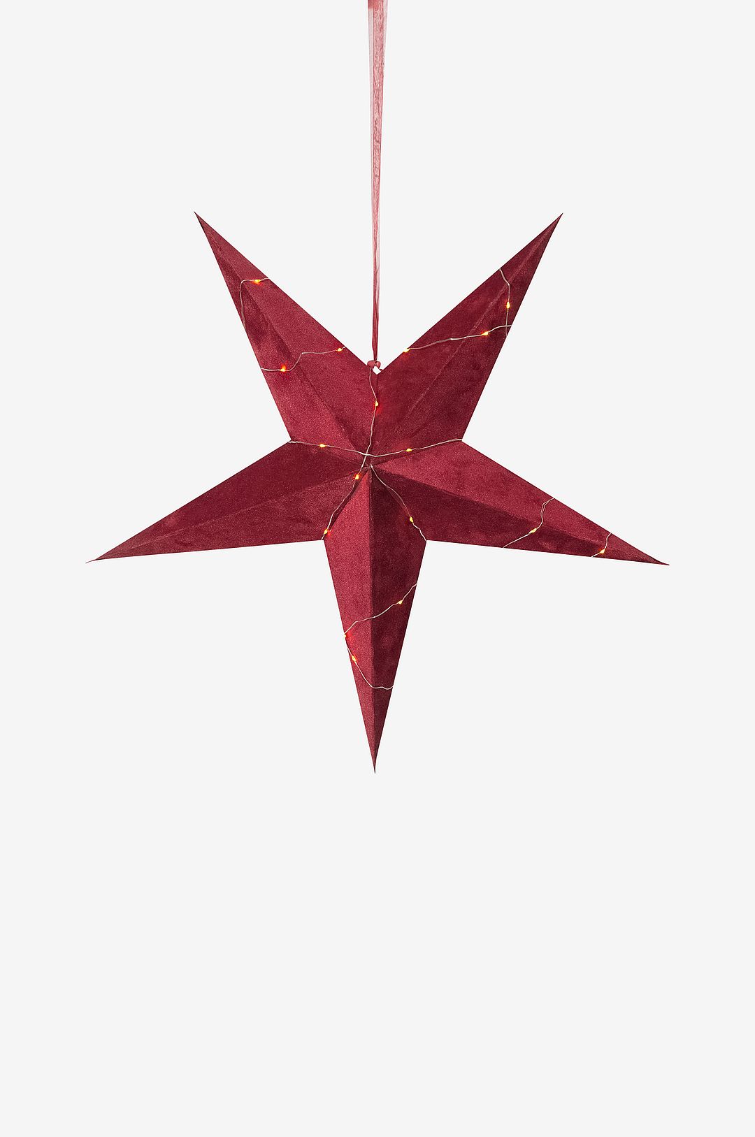 Star Trading - Velvet+slinga - Röd - Adventsstjärnor - Från Homeroom