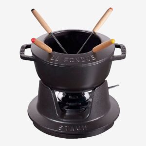 Staub – Fondueset 18 cm, 1,65 l – Svart – Grytor & kastruller – Från Homeroom