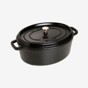Staub – Gryta La Cocotte oval 33 cm, 6,7 l – Svart – Grytor & kastruller – Från Homeroom