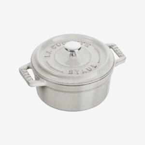 Staub – Gryta La Cocotte rund 10 cm, 0,25 L – Grå – Grytor & kastruller – Från Homeroom