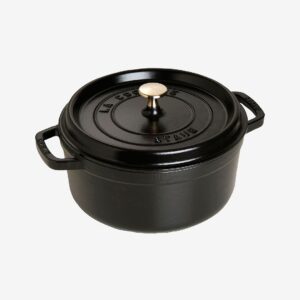Staub – Gryta La Cocotte rund 24 cm, 3,8 l – Svart – Grytor & kastruller – Från Homeroom