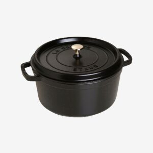 Staub – Gryta La Cocotte rund 28 cm, 6,7 l – Svart – Grytor & kastruller – Från Homeroom