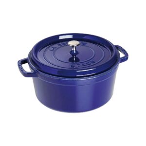 Staub – Gryta La Cocotte rund 30 cm, 8,35 l – Blå – Grytor & kastruller – Från Homeroom