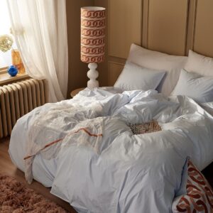 Staycation – Påslakanset Magnificent i bomullspoplin 2 eller 3 delar – Blå – Påslakanset – Från Homeroom