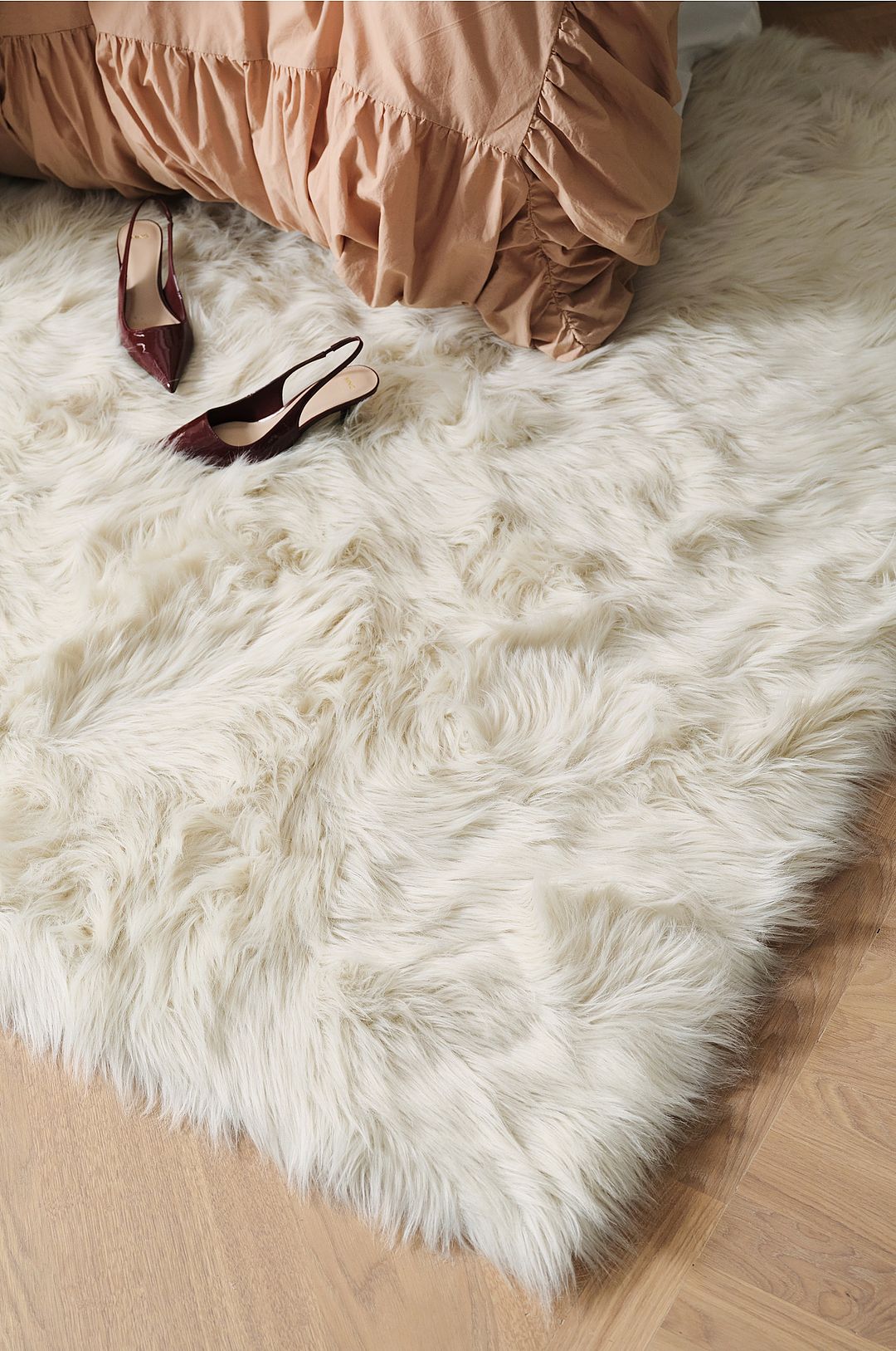 Staycation - Ryamatta Flossy - Beige - Lugg & ryamattor - Från Homeroom