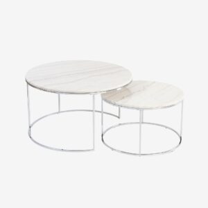 Stenexpo – Soffbord Lormont 80×45, 60×35 – Krom – Soffbord – Från Homeroom