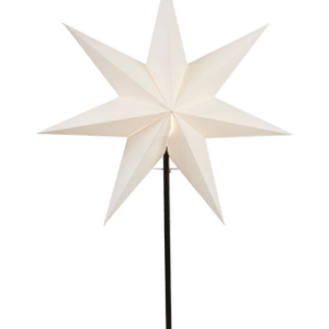 Stjärna på fot Frozen 80cm Vit