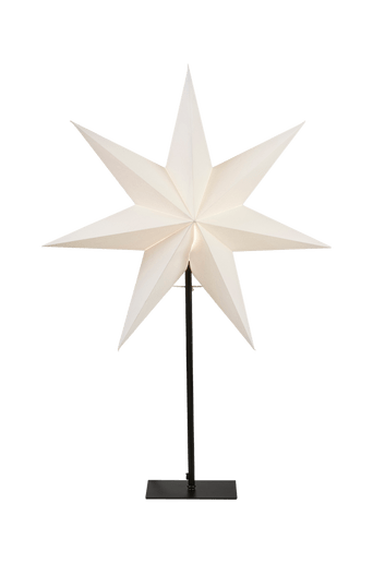 Stjärna på fot Frozen 80cm Vit