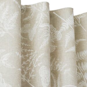 Svanefors – Gardin 2-pack Fern – Beige – Veckbandslängder – Från Homeroom