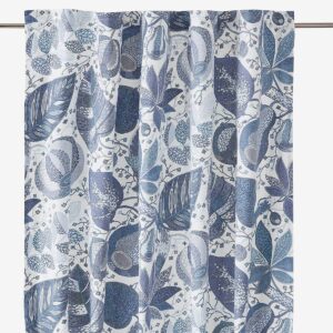 Svanefors – Gardin A&E, 2-pack – Blå – Veckbandslängder – Från Homeroom