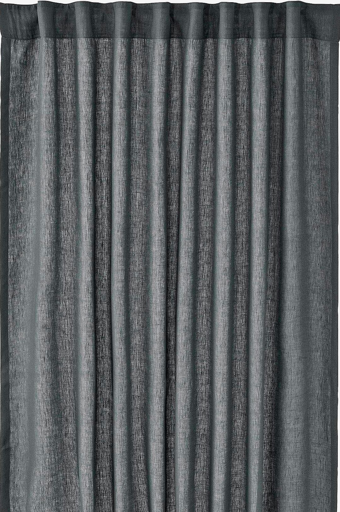 Svanefors – Gardin Ingrid 2-pack – Grå – Veckbandslängder – Från Homeroom