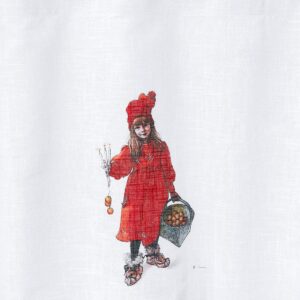 Svanefors – Kappa Carl Larsson – Röd – Gardinkappor – Från Homeroom