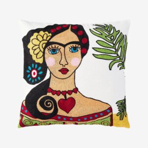 Svanefors – Kuddfodral Frieda 45x45cm – Flerfärgad – Prydnadskuddar & kuddfodral – Från Homeroom