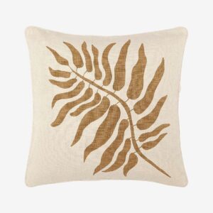 Svanefors – Kuddfodral Plant 45×45 cm – Brun – Prydnadskuddar & kuddfodral – Från Homeroom