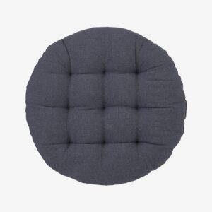 Svanefors – Stolsdyna Louie rund 40cm – Grå – Sittkuddar & stolsdynor – Från Homeroom