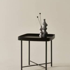 TACOMA sidobord 50x50cm Svart