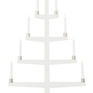 TALL elljusstake Vit