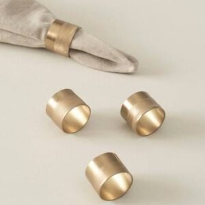 TAYLOR servettring 4-pack Gold