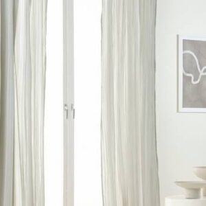 TEA multifunktionsgardin 2-pack Ljusgrå