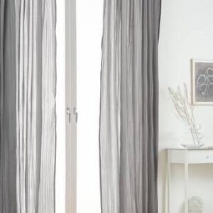 TEA multifunktionsgardin 2-pack Mellangrå