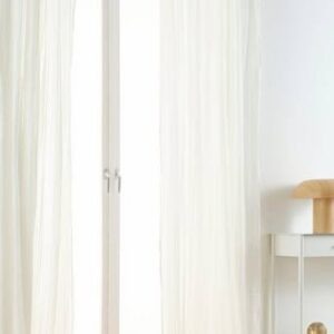 TEA multifunktionsgardin 2-pack Naturvit