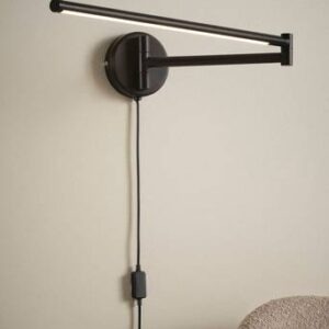 TEIDE vägglampa LED Svart