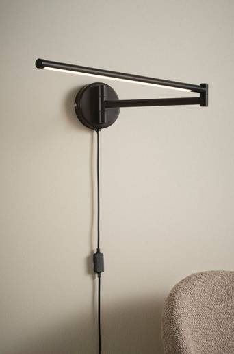 TEIDE vägglampa LED Svart